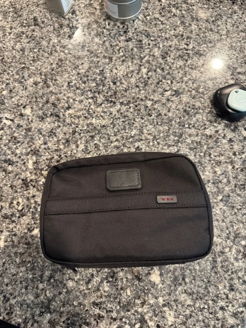 Tumi Black Travel Toiletry Pouch